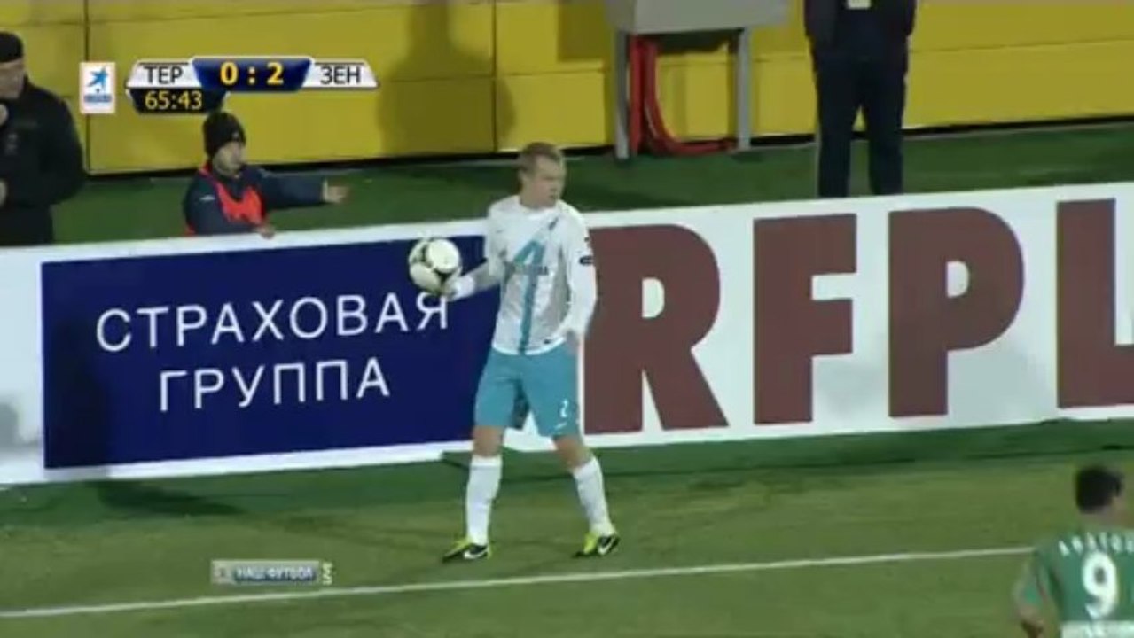 Терек - Зенит 2 тайм