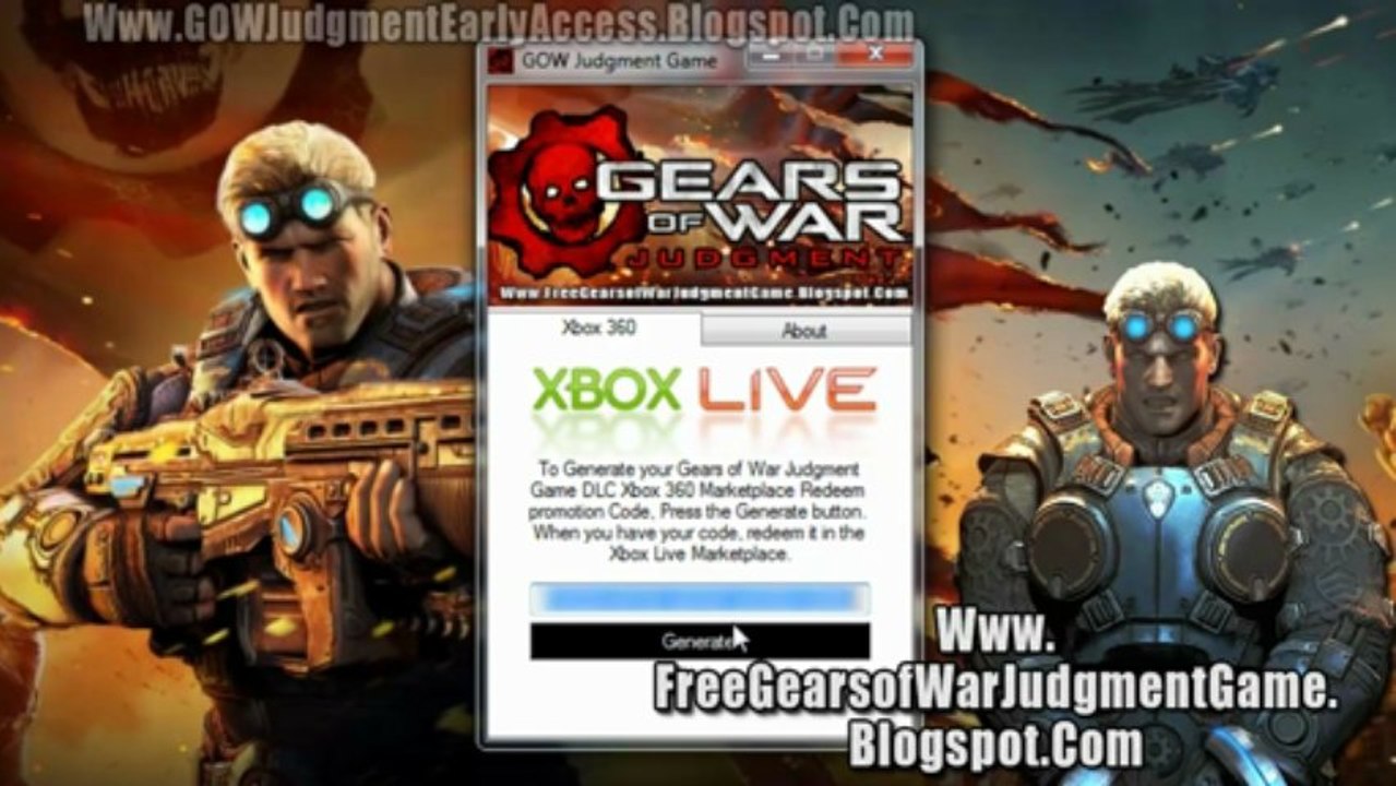 Gears of War Judgment Game DLC Free on Xbox 360