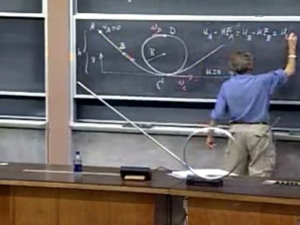 mit Lec 11   8.01 Physics I  Classical Mechanics,