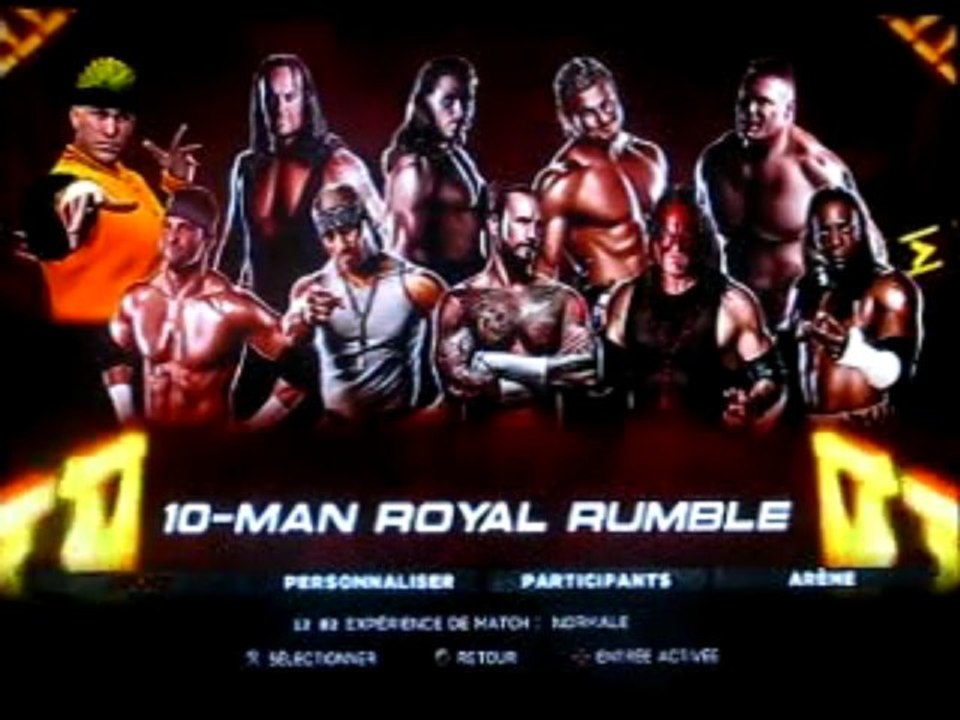 WWE13  :  royal rumble, 10 man royal rumble !