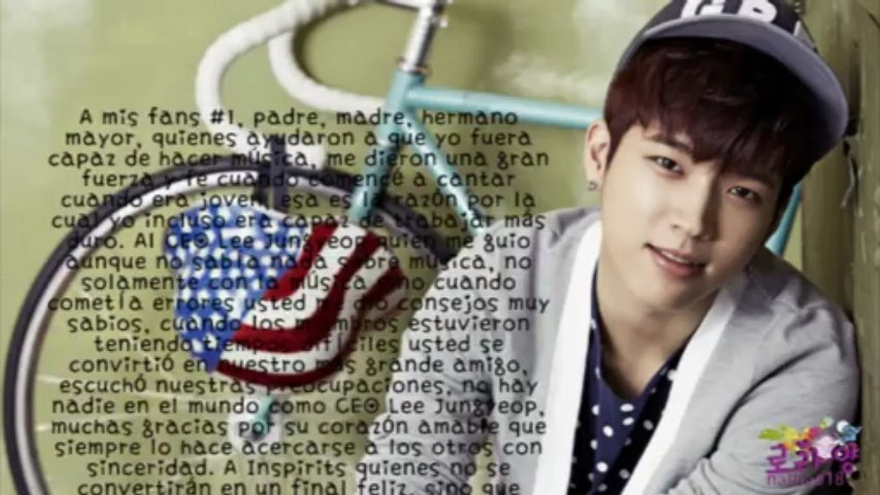 INFINITE New Challenge - WooHyun Thanks to (Español - Inglés)