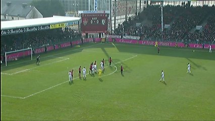 But Florian RASPENTINO (10ème) - Stade Brestois 29 - LOSC Lille (1-2) - saison 2012/2013