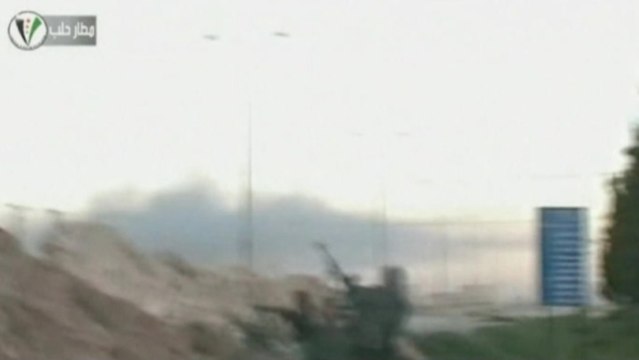 Fierce fighting as rebels try to claim airport in Aleppo