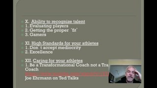 Module 4 - Desirable Qualities of a Head Coach - Lecture - Part 2 - Coach Rader
