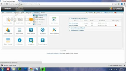 Joomla'ya tema ekleme ve değiştirme | http://www.bilgius.com