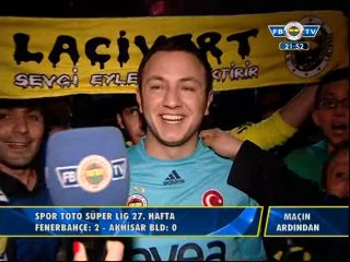 Fenerbahçe 2-0 Akhisar Belediyespor - Sokak Röportajı FB TV