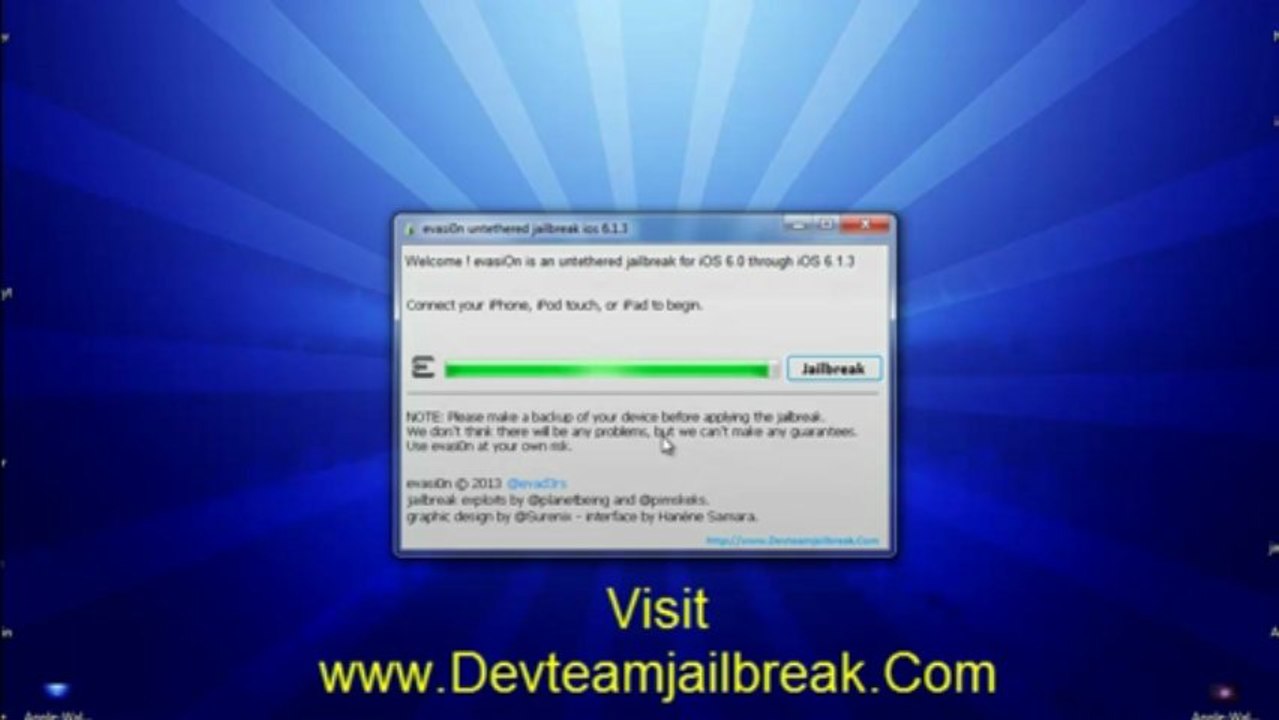 Untethered Jailbreak iOS 6.1.3  iPhone/iPad/iPod-All Devices