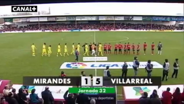 Liga Adelante Mirandés 1 Villarreal 5