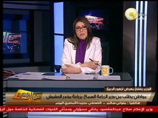 مواطن يطلب من وزير الزراعة السماح بزراعة مخدر الحشيش