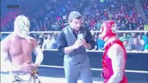 Rey Mysterio, Sin Cara & Randy Orton vs. The Prime Time Players & Alberto Del Rio- WWE Main Event