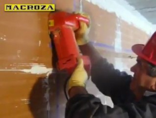 Tạo box điện bằng máy phay cắt rãnh tường Macroza - Call Mr.Pháp 01639 922 974