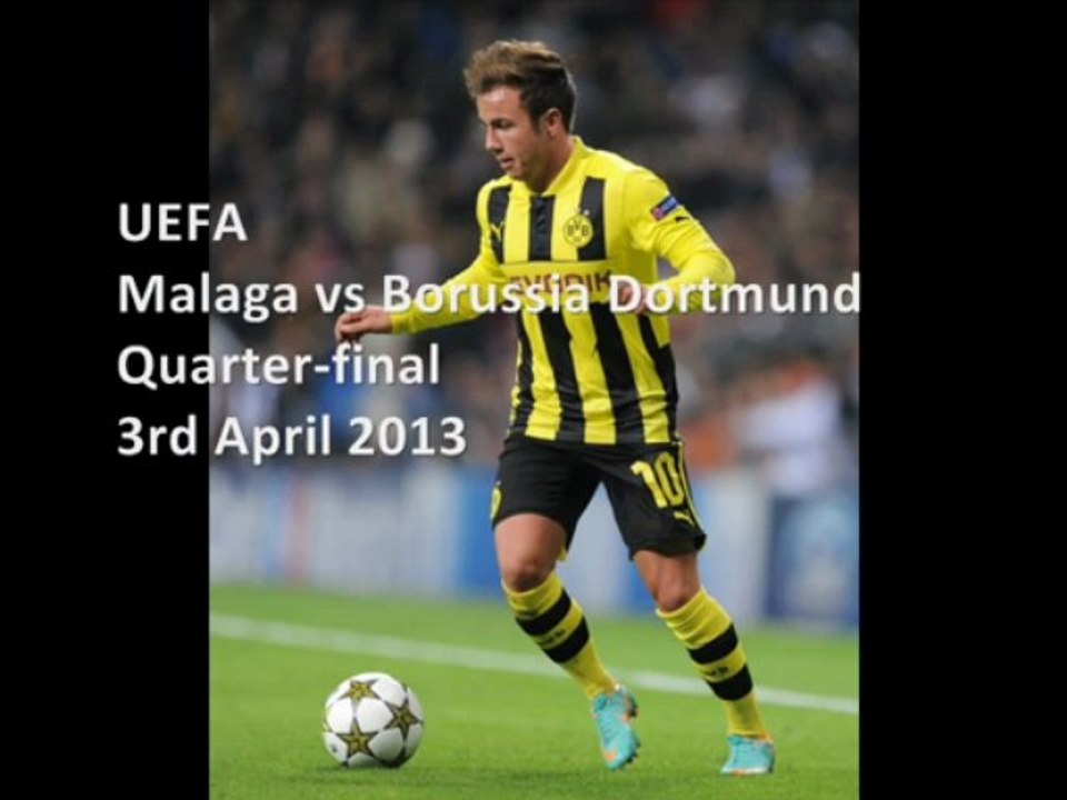 UEFA Football Malaga vs Borussia Dortmund Stream