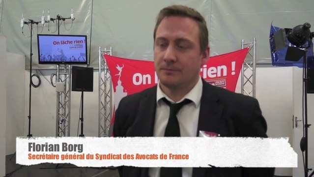 ITW de Florian Borg ( syndicat des avocats de France) au congrès du PG