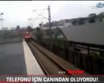 Telefonu için canından oluyordu!