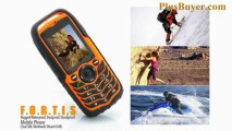 Fortis - Dual SIM Mobile Phone - Orange Color (Rugged Waterproof, Dustproof, Shockproof)