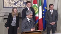 Roma - Gruppo Camera Sinistra Ecologia Libertà al termine delle consultazioni (29.03.13)