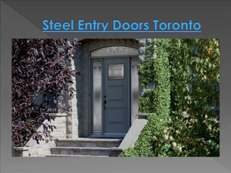 Steel Entry Doors Toronto