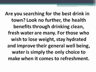 What Water Does for You and Where to Find the Best