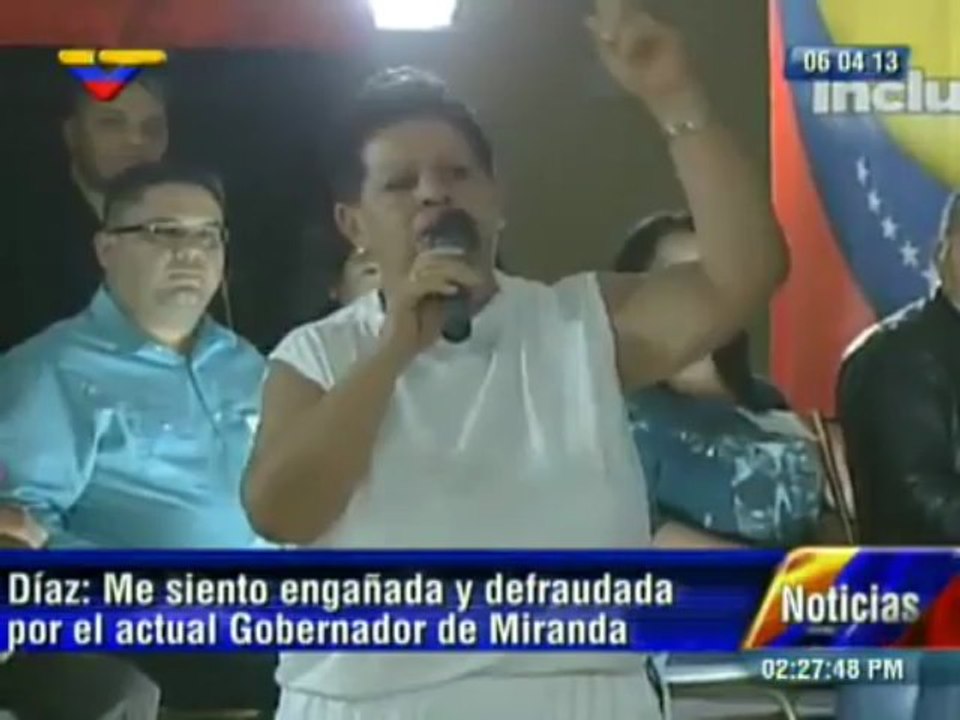 Opositora Yolanda de Díaz: Me siento defraudada por Capriles Radonski