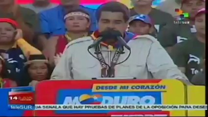 Maduro reitera que el 14A están en juego dos modelos de país