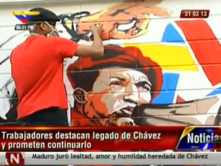 Trabajadores de VTV realizaron jornada de mantenimiento de los espacios del canal