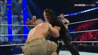 The Shield vs Jhon Cena ,Ryback,Sheamus Elimination Chamber 2013