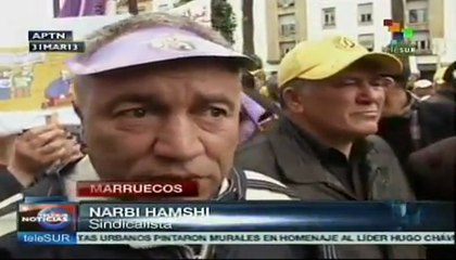 Protestas en Marruecos contra el Gobierno