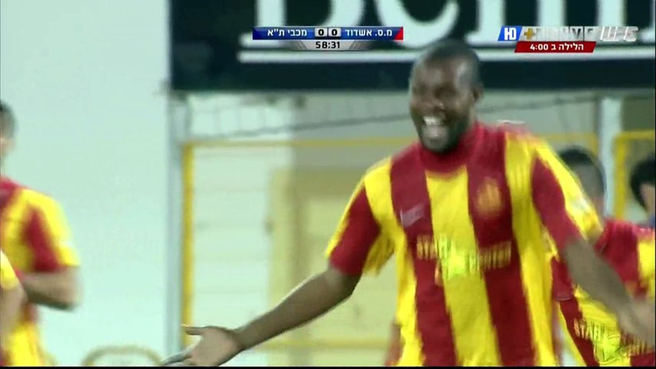ליגת העל עונת 12/13 מחזור 19 מ.ס אשדוד Vs מכבי ת"א (0-1)