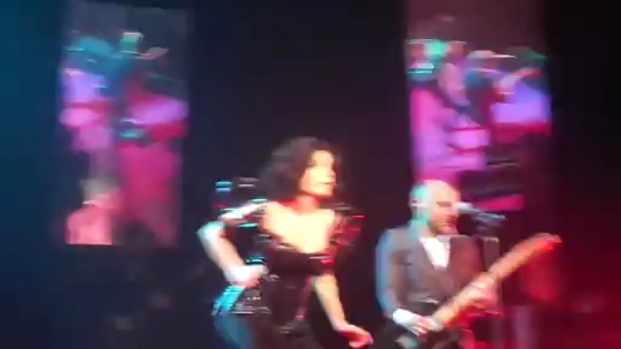 Jenifer chante "Les jours électriques" avec Da Silva (Live au zéntih de paris 30.03.2013)