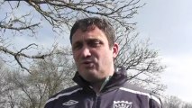 Coupe du Maine Château du Loir - Sablé FC: réaction de l'entraineur de Sablé Marc Sanchez