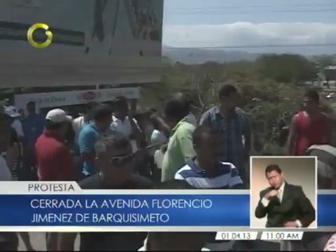 Dos protestas mantienen cerrada la Avenida Florencio Jiménez de Barquisimeto