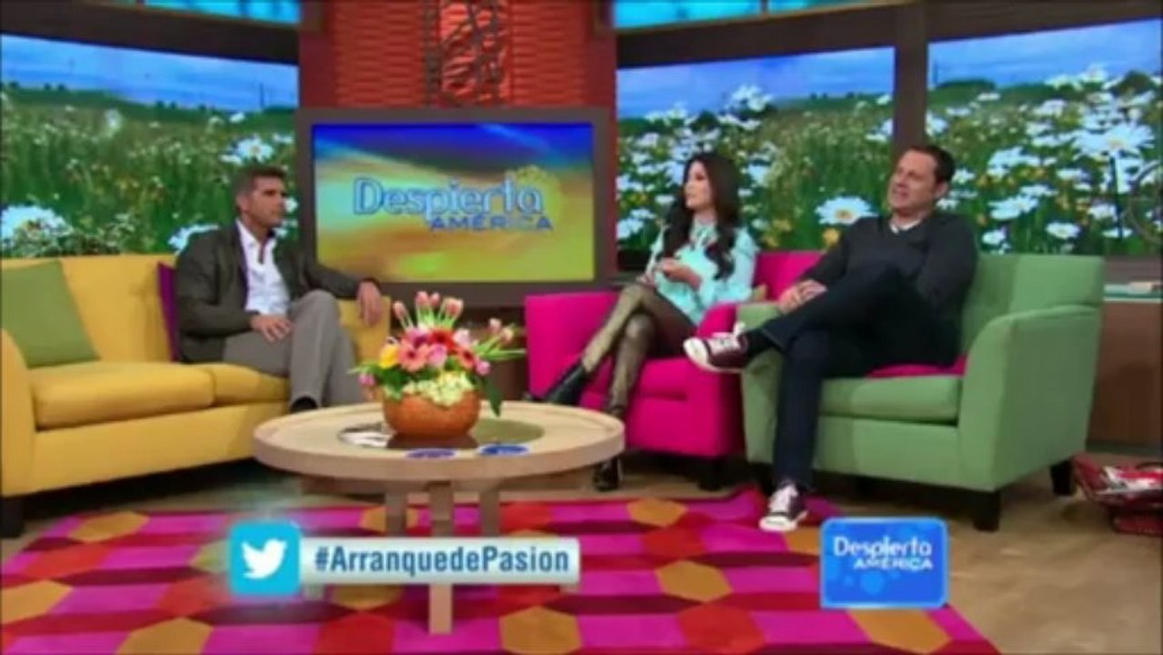 Christian Meier en el programa 'Despierta América'