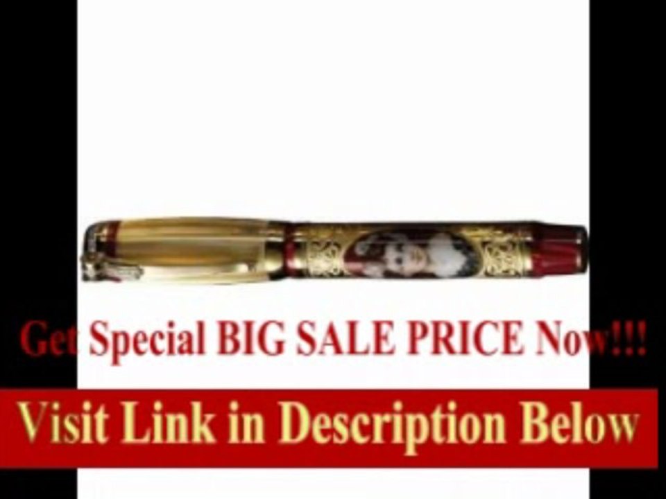 [SPECIAL DISCOUNT] Montegrappa Traviata Y Gold Cell Stones Fountain Pen Fine