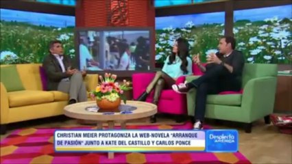 Christian Meier en el programa 'Despierta América'
