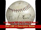 [BEST PRICE] Babe Ruth Autographed Baseball - & Lou Gehrig AL Graded 5 #JE53213 - PSA/DNA Certified - Autographed Baseballs...