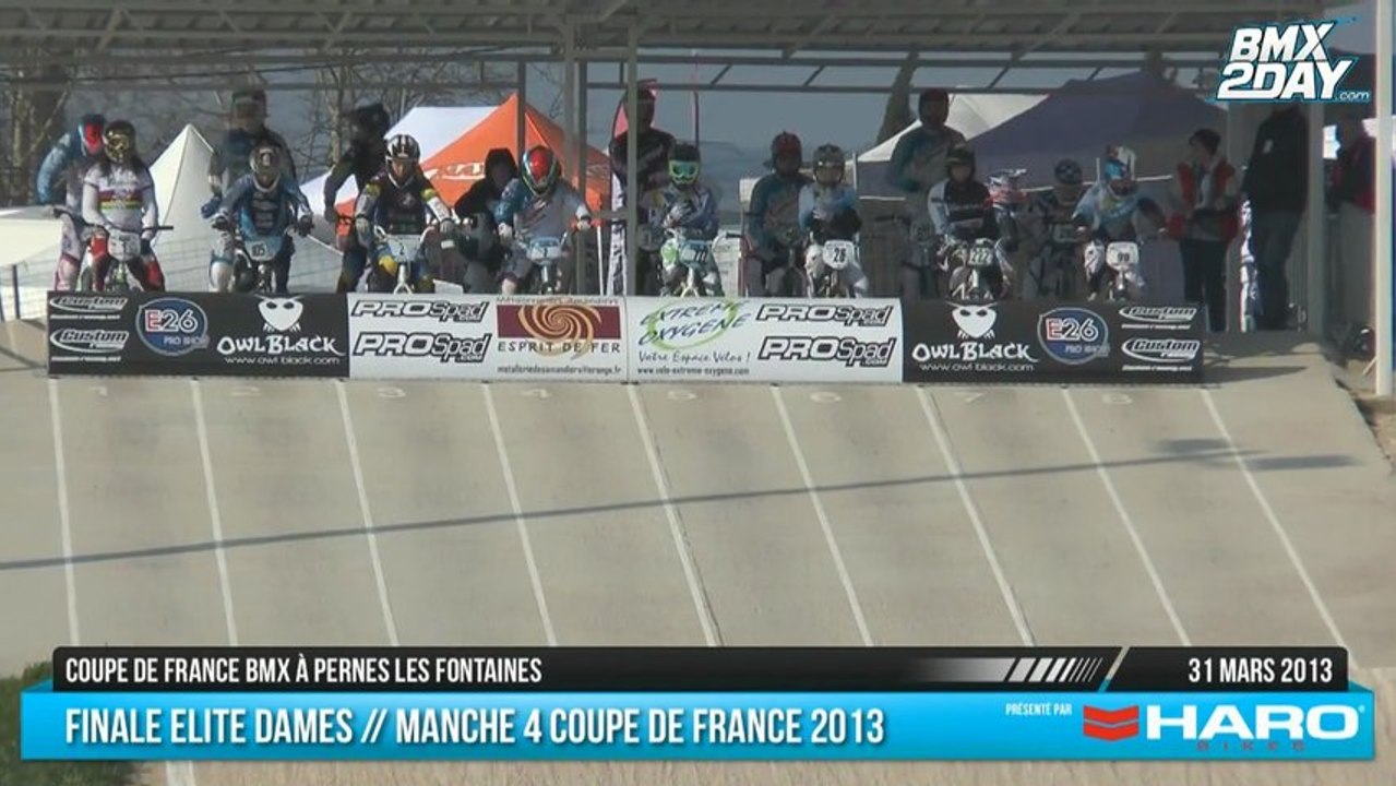Finale Elite Dames manche 4 CDF BMX Pernes Les Fontaines