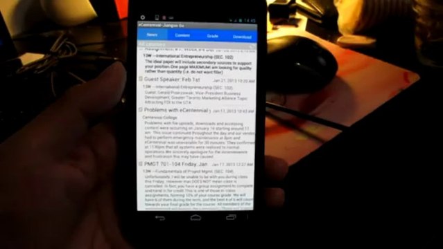 Mobile Study Assistant for Students of Centennial College