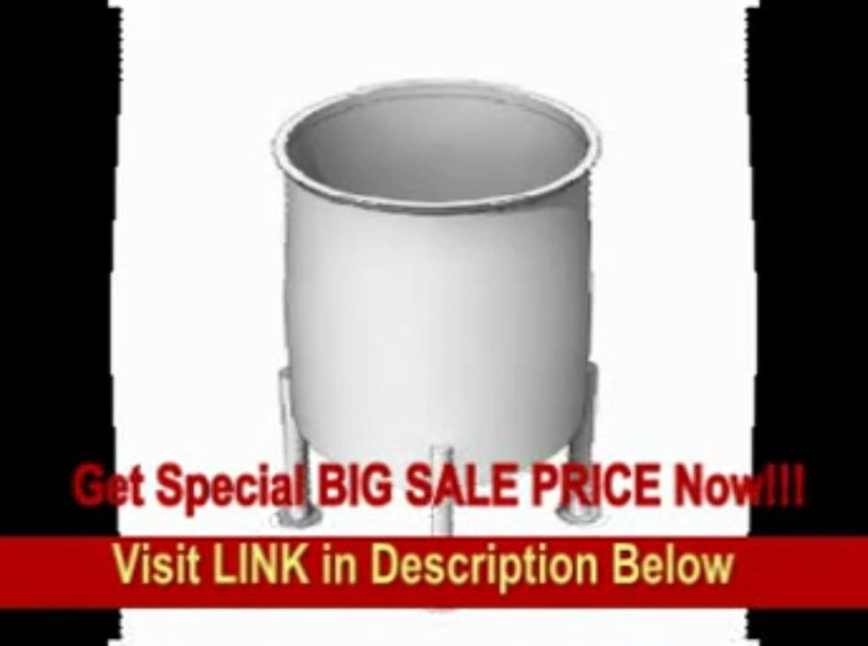 [BEST BUY] Stainless Steel Tank, 800 Gals, Standard Finish, Slope Bottom - Mixer Direct