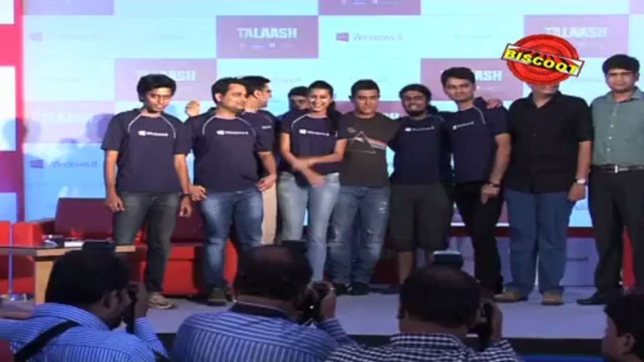 Aamir meets Talaash contest winners