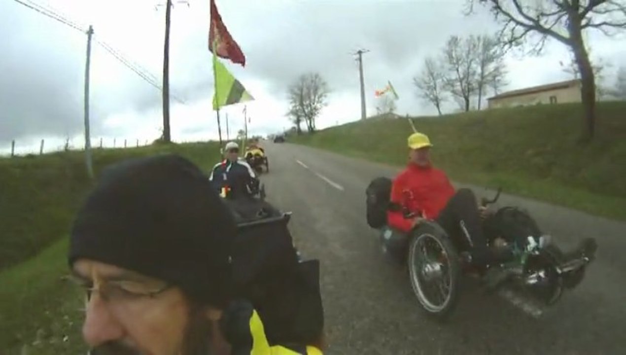 Sortie vélo couché Saint Loup samedi 23 mars 2013