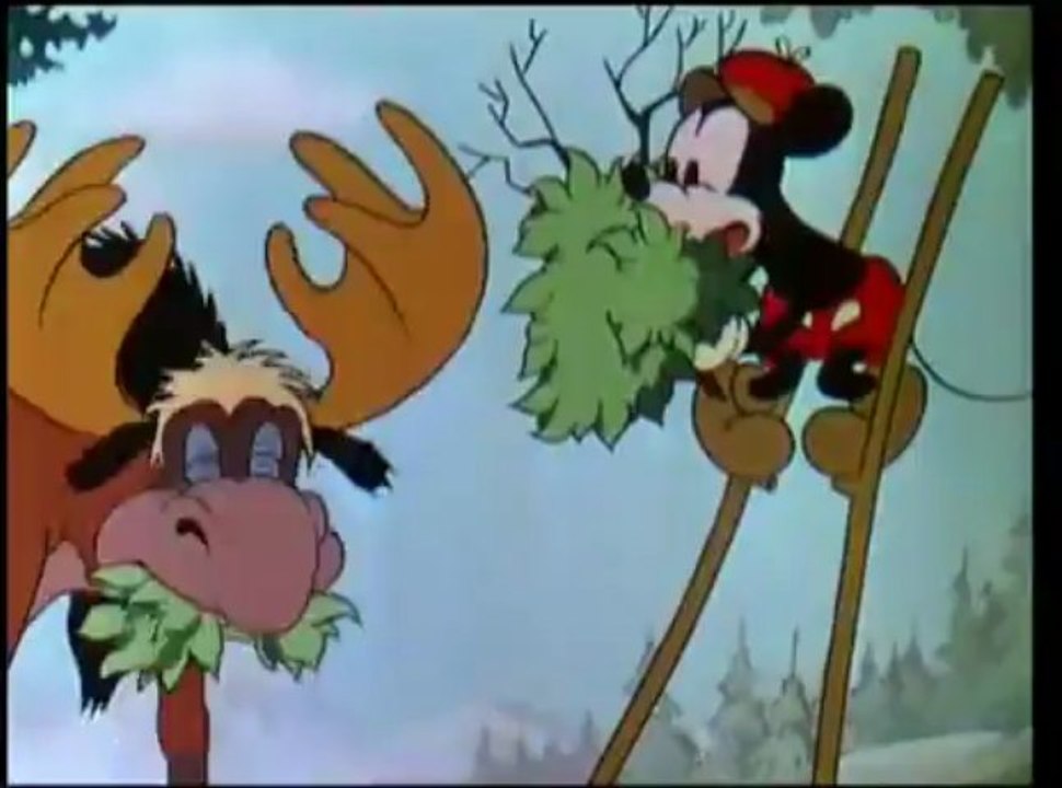 Mickey Mouse, Donald Duck, Goofy - Moose Hunters