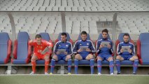 Défi entre les joueurs de l'Olympique Lyonnais - telefoot - tf1