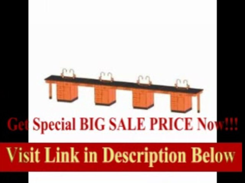 [BEST PRICE] Diversified Woodcraft C2544K UV Finish Solid Oak Wood 8 Station Service Center with Drawer and Shelf, Phenolic...