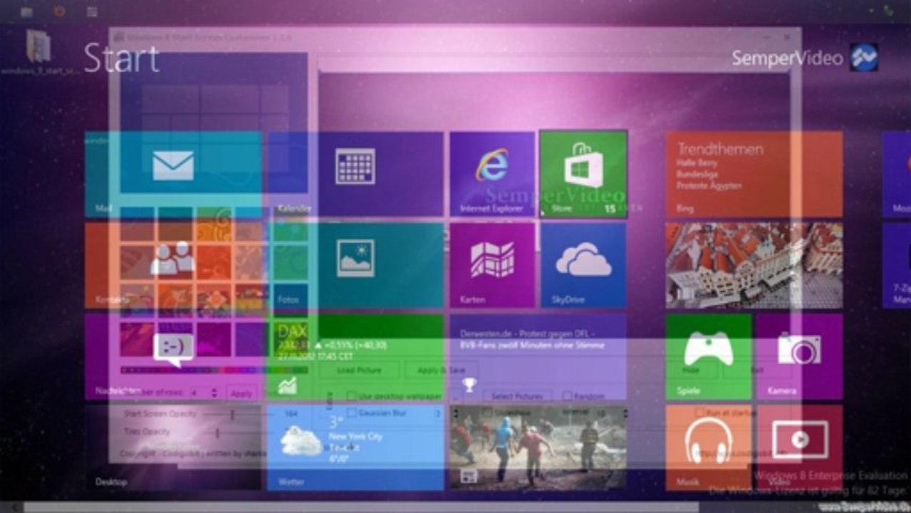 Windows 8: startbildschirm ändern