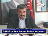 Gültekin'den emine belge yorumu