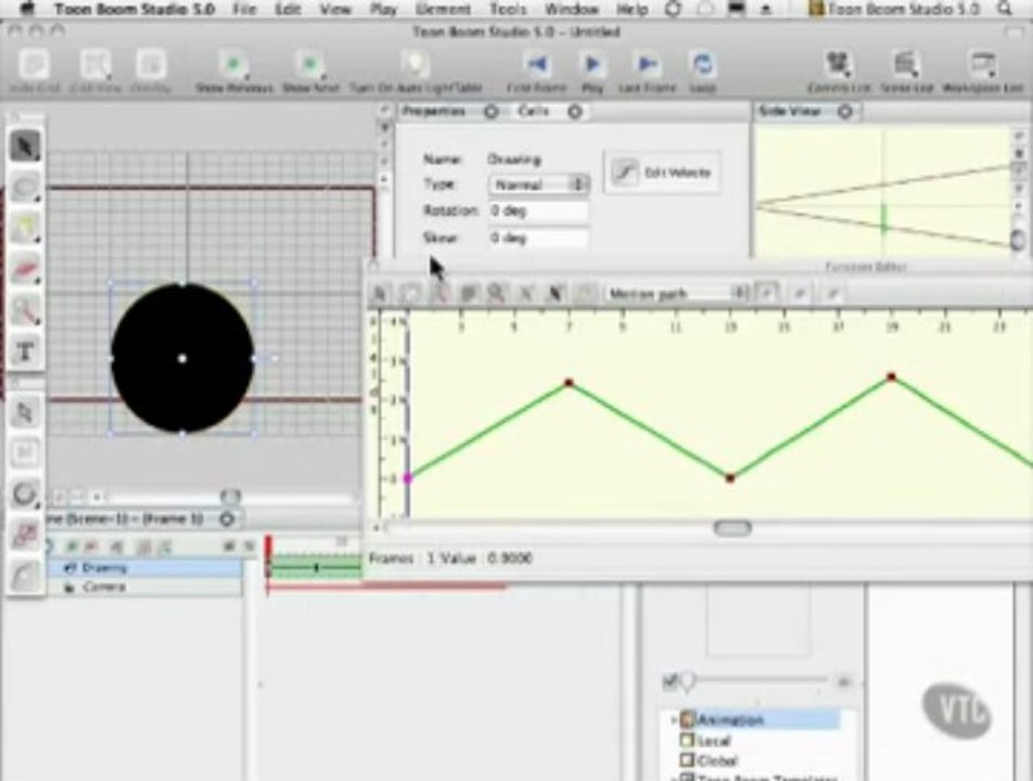 toon boom tutorial beginner  18   [function editor ]