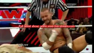HD video #WWE RAW 1st April 2013 part 5