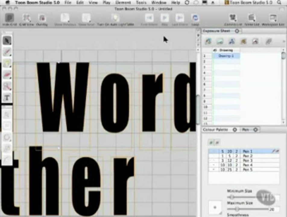toon boom tutorial beginner part 8  [ text ]
