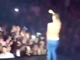 Justin Bieber singing Baby shirtless concert Barcelona Believe Tour 16.03.13