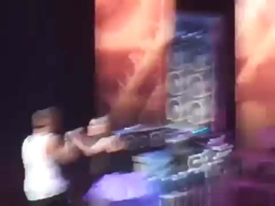 Justin Bieber - One Less Lonely Girl - fan on stage concert Barcelona Believe Tour 2013